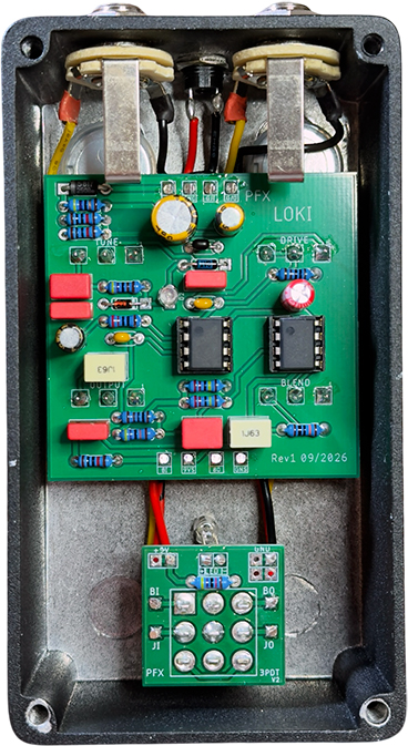 Pfx Circuits Loki Hot Bass Drive - Overdrive/distortion/fuzz effectpedaal - Variation 3