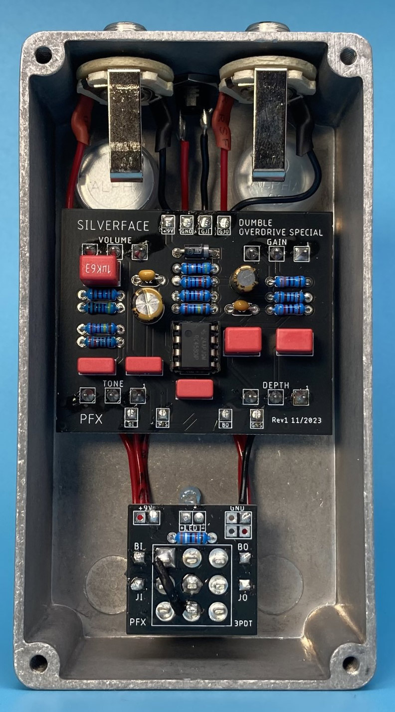 Pfx Circuits Silverface Overdrive Special Ltd - Overdrive/Distortion/fuzz effectpedaal - Variation 2