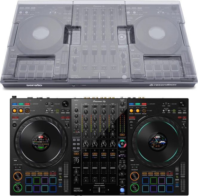 Pioneer Dj Ddj-flx10  + Decksaver - Case/flight/decksaver - Main picture