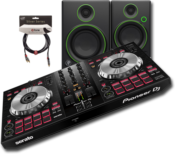 Pioneer Dj Ddj-sb3 + Mackie Cr3x + X-tone X2006-3m - 2 Rca(m) / 2 Rca(m) - DJ set - Main picture