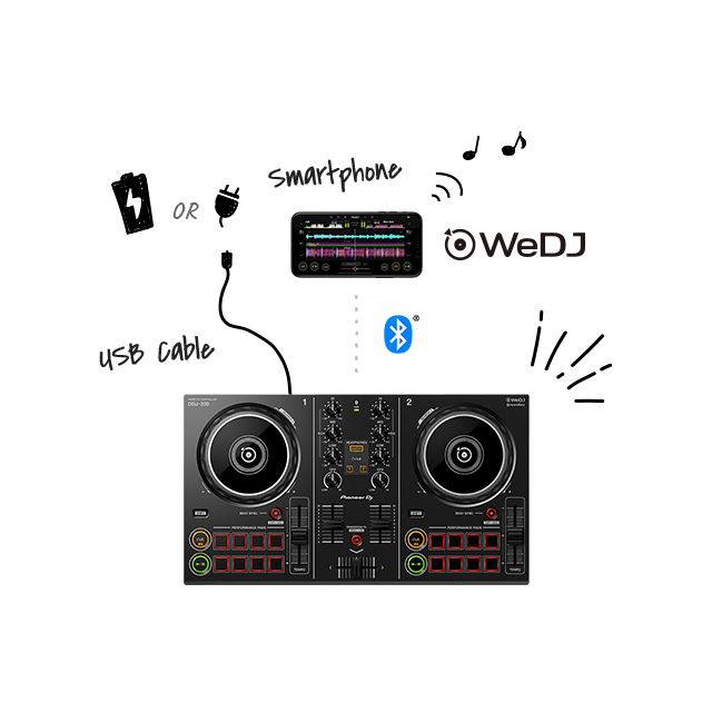 Pioneer Dj Ddj-200 - USB DJ-Controller - Variation 12