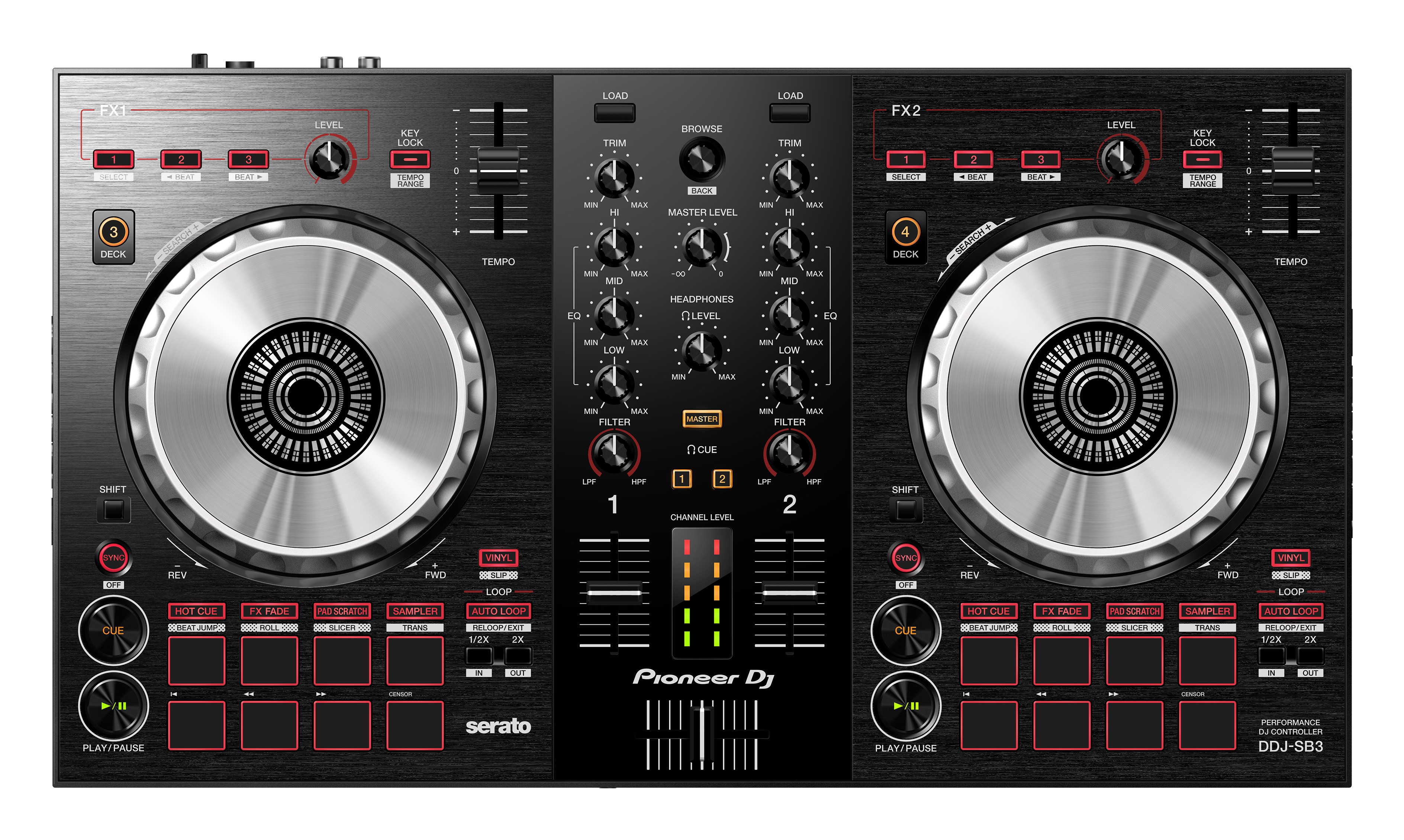 Pioneer Dj Ddj-sb3 - USB DJ-Controller - Variation 4