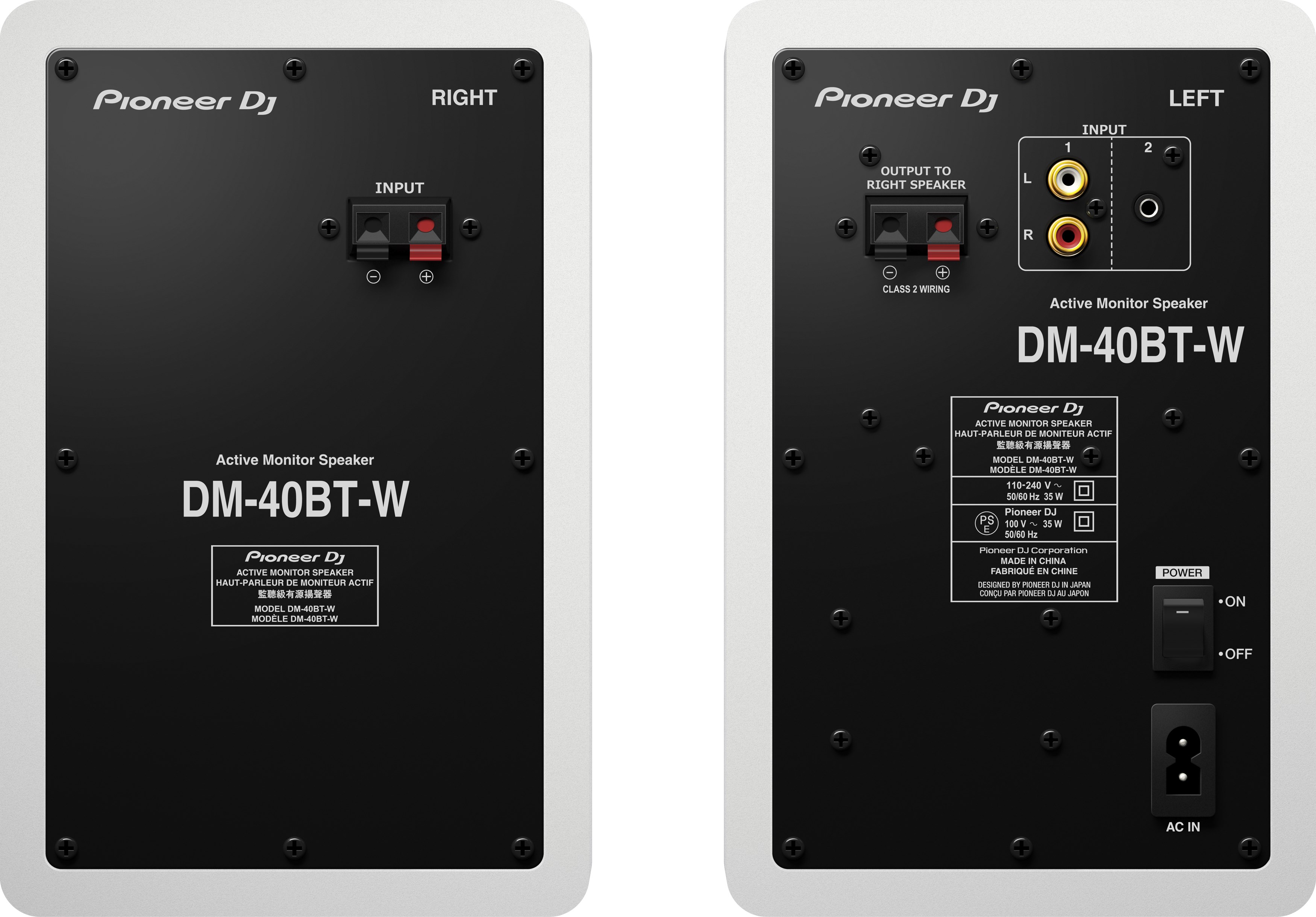 Pioneer Dj Dm-40bt-w - La Paire - Actieve studiomonitor - Variation 3
