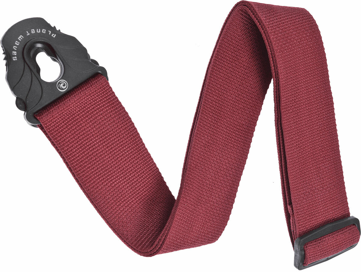 Planet Waves Spl201 Lock Woven Polypropylene Guitar Strap 50mm Red - Gitaarriem - Main picture