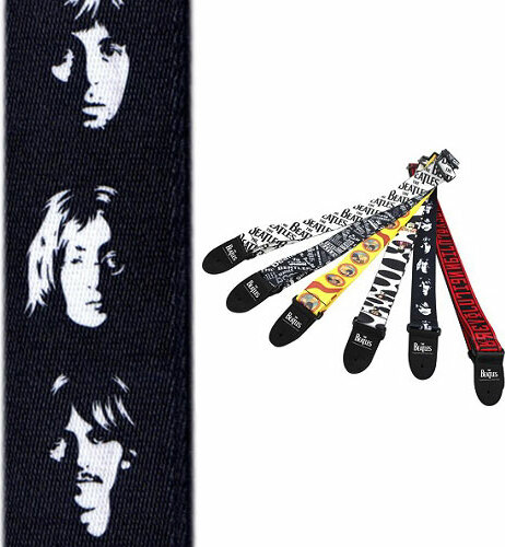 Planet Waves The Beatles Nylon Woven White Album - Gitaarriem - Main picture