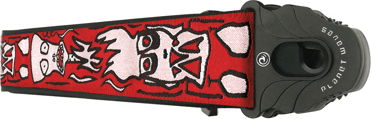 Planet Waves Joe Satriani Up In Flames Woven Lock Signature Guitar Strap - Gitaarriem - Variation 1