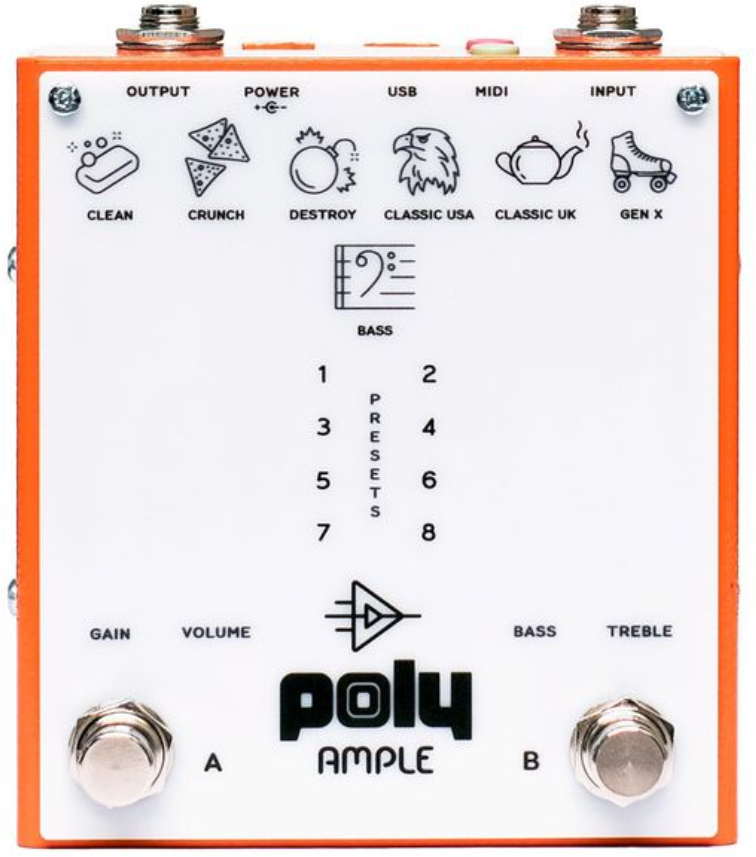 Poly Effects Ample Amp & Cab Sim - Simulatie van gitaarversterkermodellering - Main picture