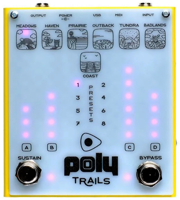 Poly Effects Trails Modulation / Delay - Reverb/delay/echo effect pedaal - Main picture