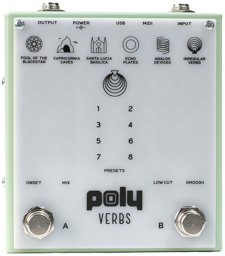 Poly Effects Verbs Reverb - Reverb/delay/echo effect pedaal - Main picture
