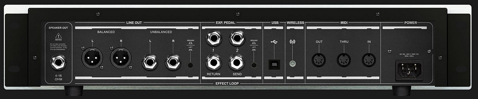 Positive Grid Bias Rack Amplifier - Gitaarversterker top - Variation 1