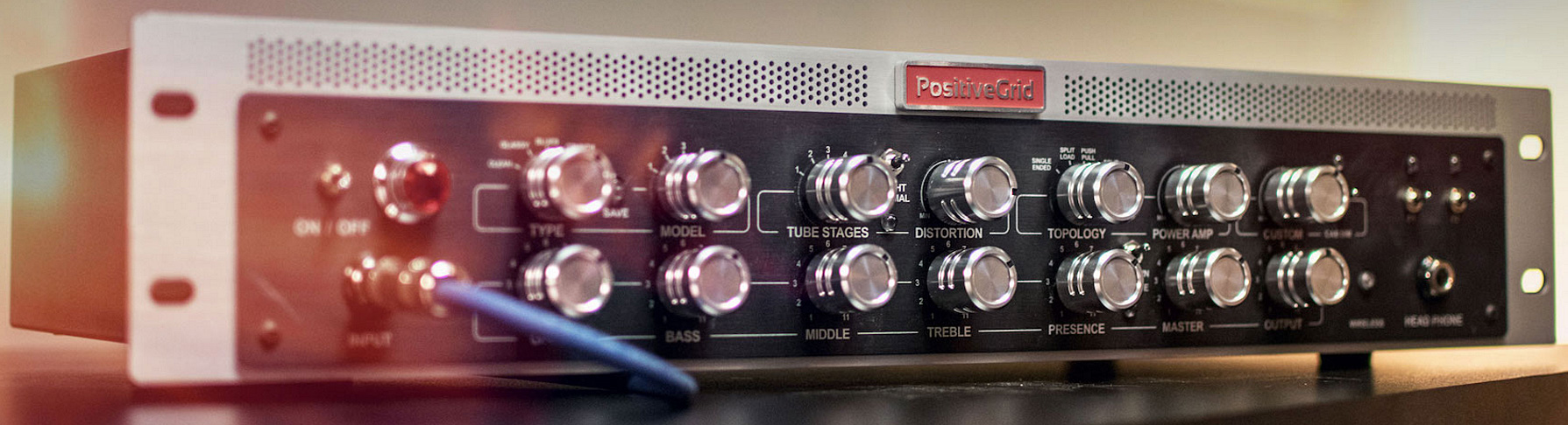 Positive Grid Bias Rack Amplifier - Gitaarversterker top - Variation 2