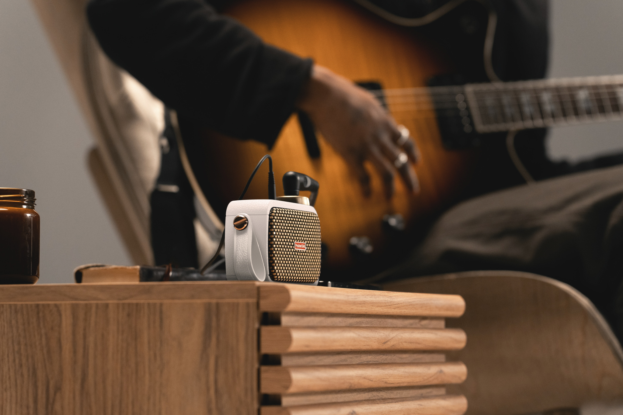 Positive Grid Spark Go Pearl 5w 1x2 - Elektrische gitaar mini versterker - Variation 1