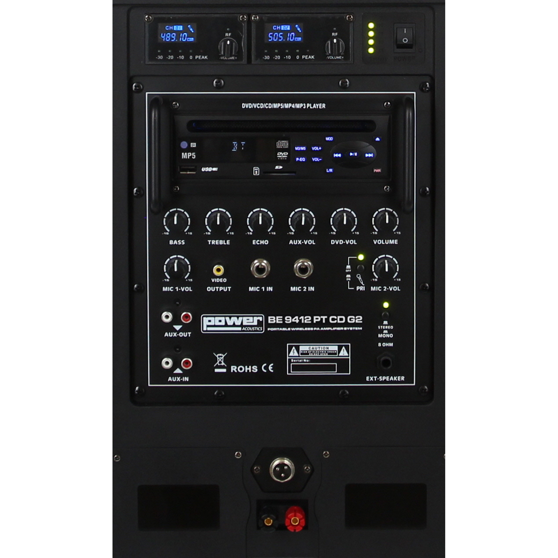 Power Acoustics Be 9412 Pt Cd G2 - Mobiele PA- systeem - Variation 2