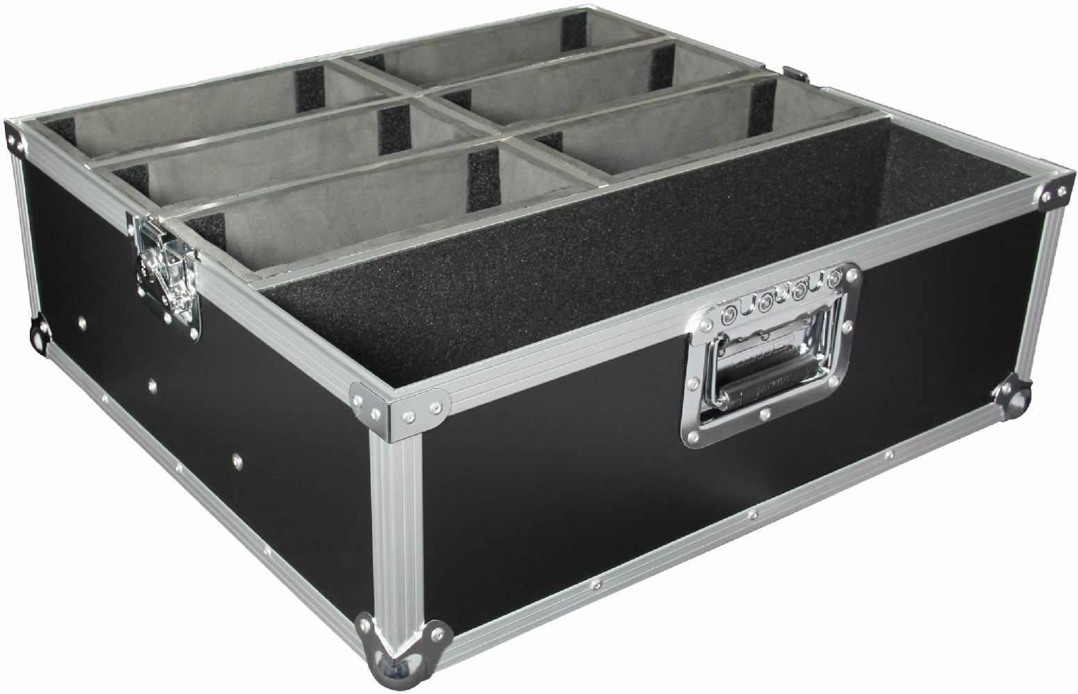 Power Acoustics Flight Pour 6 Par Slim - Flight case & koffer voor lichten - Main picture