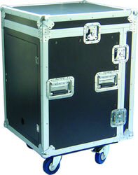 Rack flightcase Power acoustics FCP 12 U Flight Case 12U + Plan Incline 10U