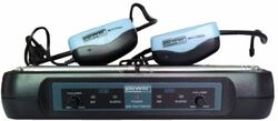 Draadloze hoofdband microfoon Power acoustics WM7200 Fitness Double