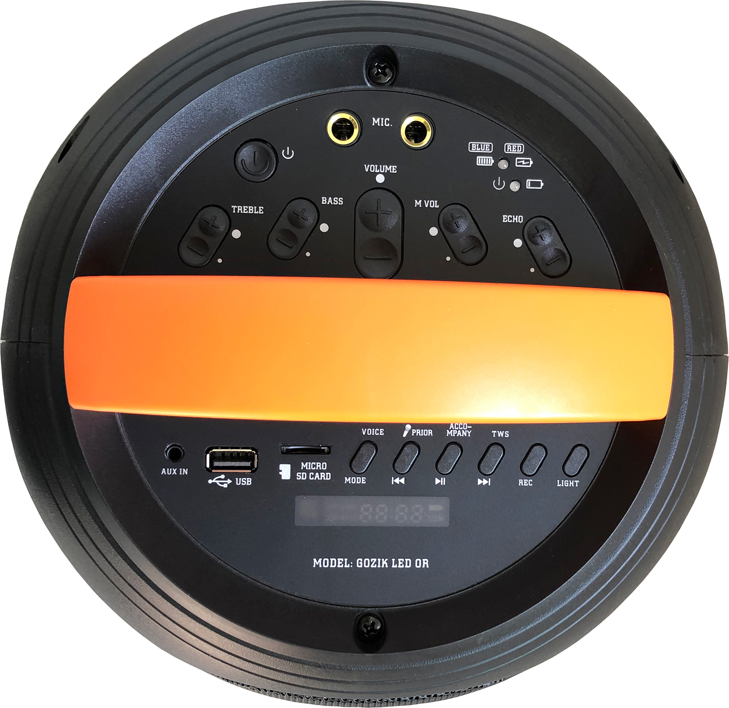 Power Acoustics Gozik Led Orange - Mobiele PA- systeem - Variation 4