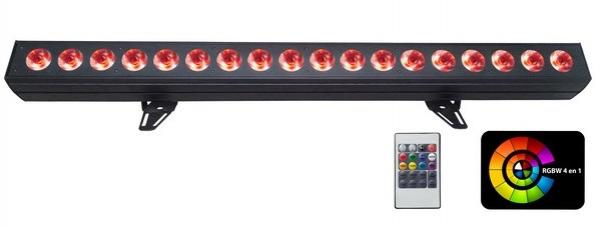 Led staaf  Power lighting Barre LED 18X15W Quad