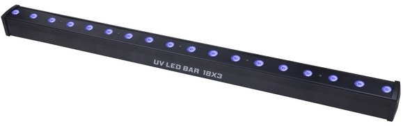 Power Lighting Uv Bar Led 18x3w Mk2 - LED staaf - Main picture