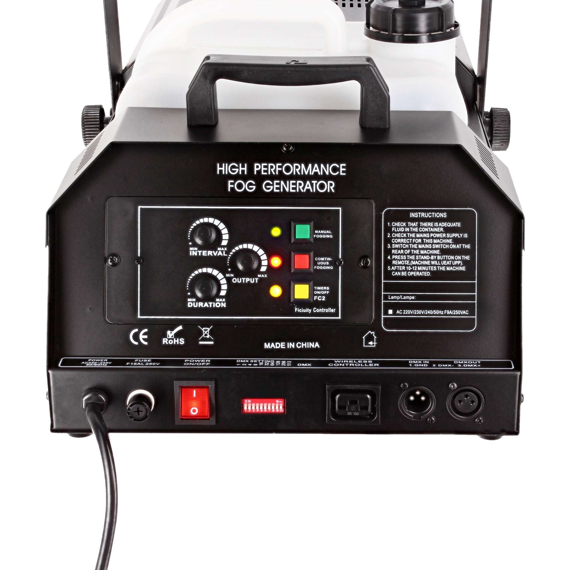 Power Lighting Fogburst 3000 Dmx Mk2 - Nevelmachine - Variation 3