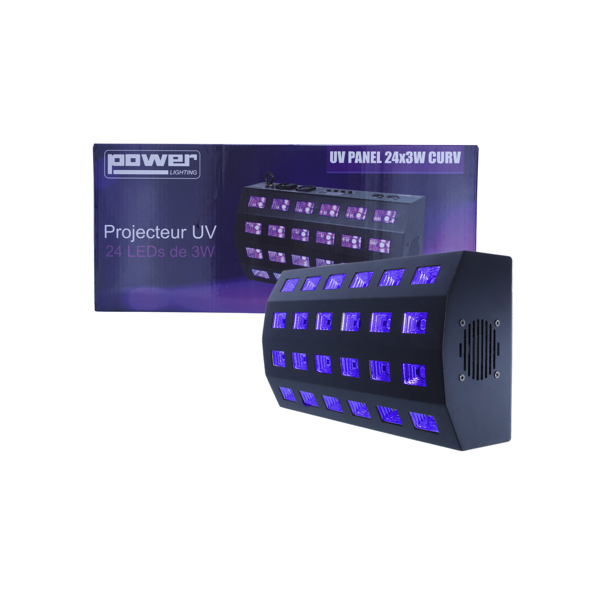 Power Lighting Panneau 24 Leds Uv De 3w - LED-podiumspots - Variation 9