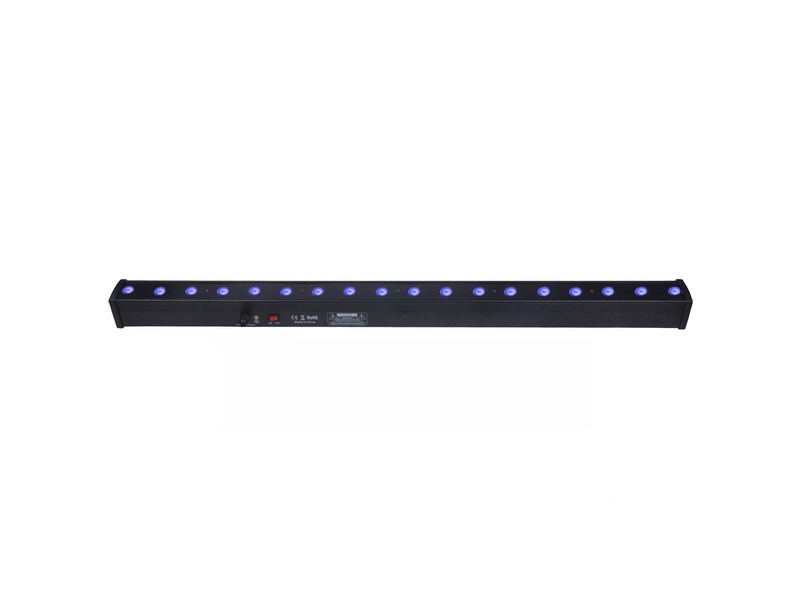 Power Lighting Uv Bar Led 18x3w Mk2 - LED staaf - Variation 1