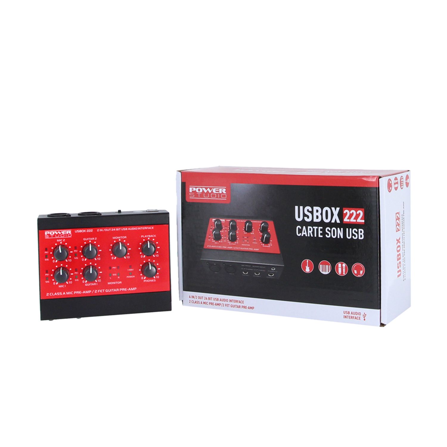 Power Studio Usbox 222 - USB audio-interface - Variation 4
