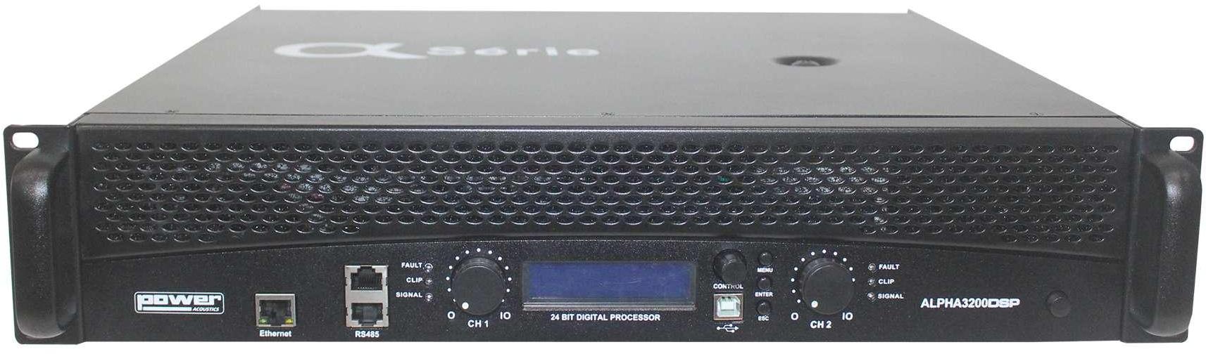 Stereo krachtversterker Power Alpha 3200 Dsp