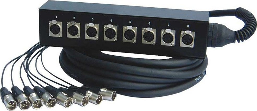 Power Snake 2151 8 Entrees 8 Sorties Xlr 6m - Multi-paar kabel - Main picture