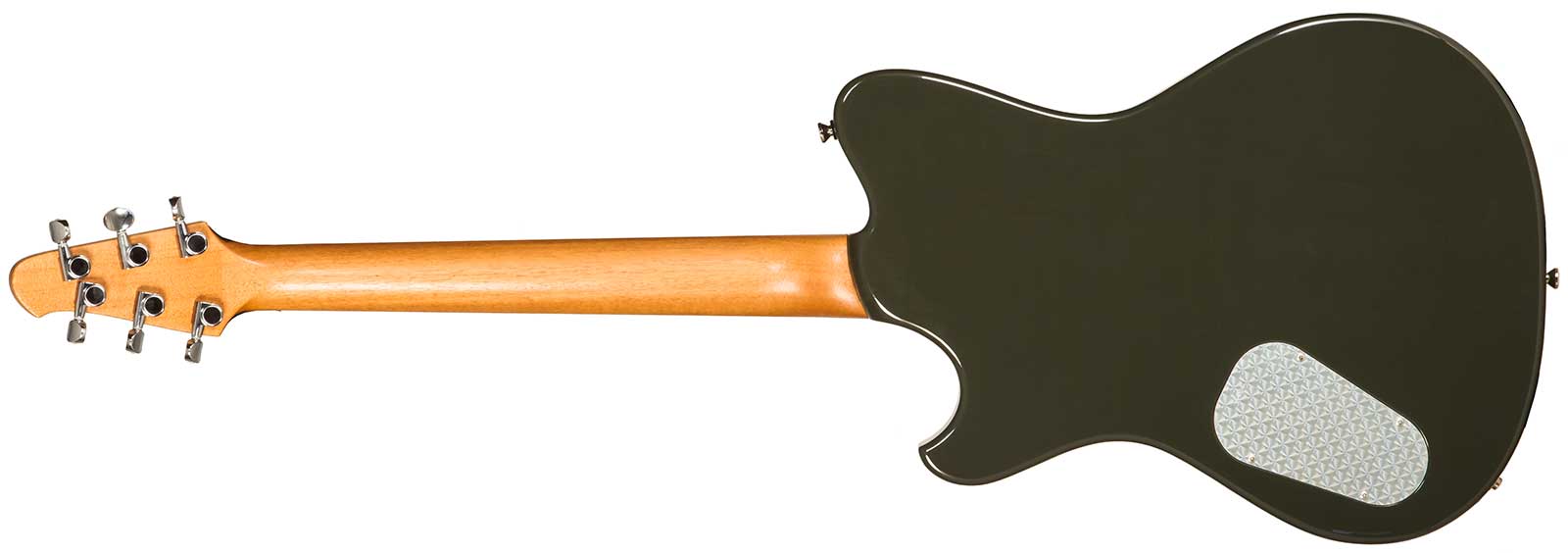 Powers Electric A-type 2s Ff42 Ht Mn #a494 - Black Olive - Retro-rock elektrische gitaar - Variation 1
