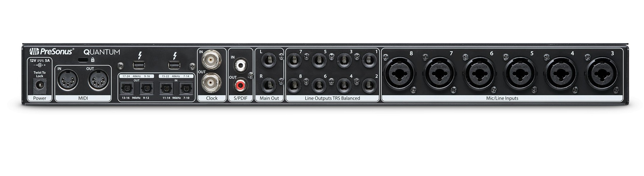 Presonus Quantum - Thunderbolt audio-interface - Variation 1