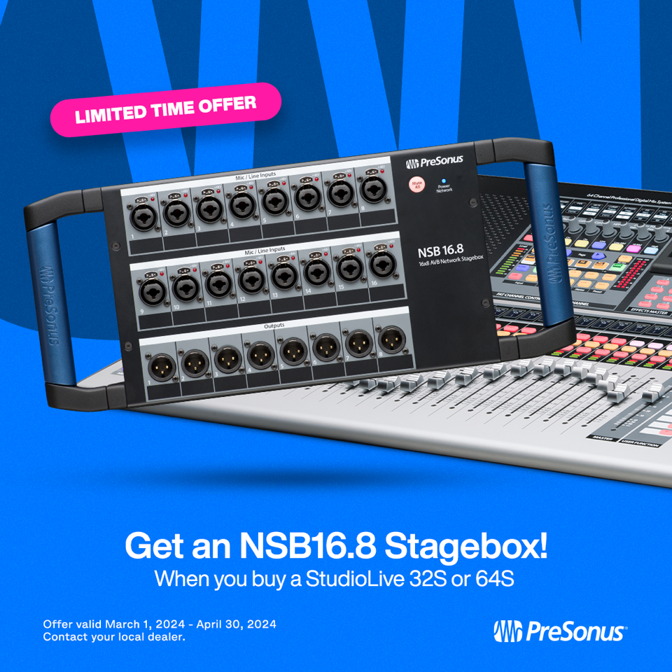 Presonus Studiolive 64s  + Nsb 16.8  Offerte - Digitale mengtafel - Variation 1