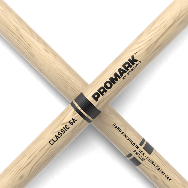 Pro Mark Classic Attack 5a Shira Kashi Oak Drumstick, Oval Wood Tip - Stok - Variation 2