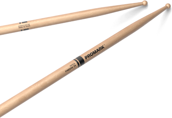 Pro Mark Finesse 7a Maple Drumstick, Small Round Wood Tip - Stok - Main picture