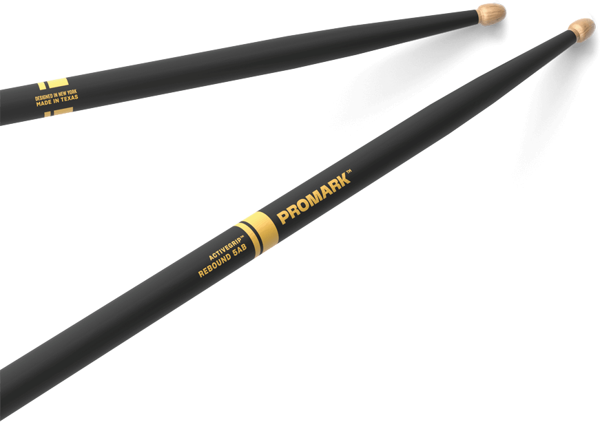 Pro Mark R5abag Rebound 5ab Activegrip Hickory Drumstick, Acorn Wood Tip - Drumstokken - Main picture
