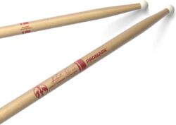 Drumstokken Pro mark Baguettes de fanfare BYOS signature « Scrapes », olive en nylon