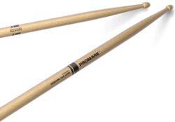 Drumstokken Pro mark RBH580LAW Rebound 5AB Long Hickory Drumstick, Acorn Wood Tip