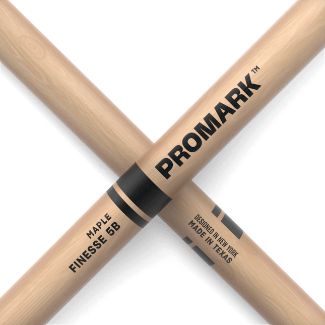 Pro Mark Finesse 5b Maple Drumstick, Small Round Wood Tip - Stok - Variation 1