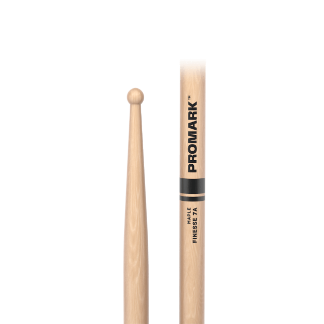 Pro Mark Finesse 7a Maple Drumstick, Small Round Wood Tip - Stok - Variation 4