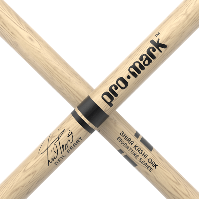 Pro Mark Neil Peart 747 Shira Kashi Oak Drumstick, Wood Tip - Stok - Variation 1