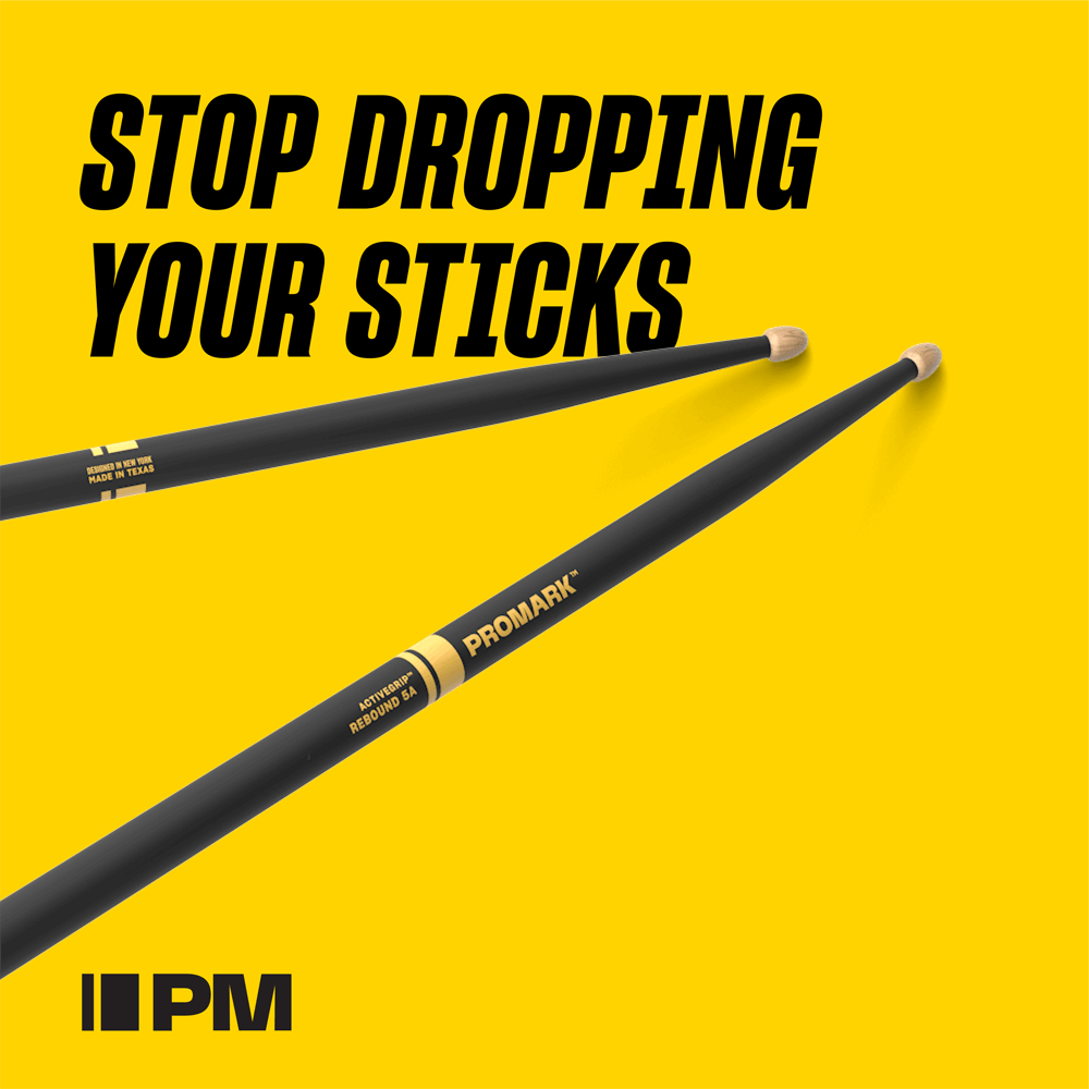 Pro Mark R5abag Rebound 5ab Activegrip Hickory Drumstick, Acorn Wood Tip - Drumstokken - Variation 1