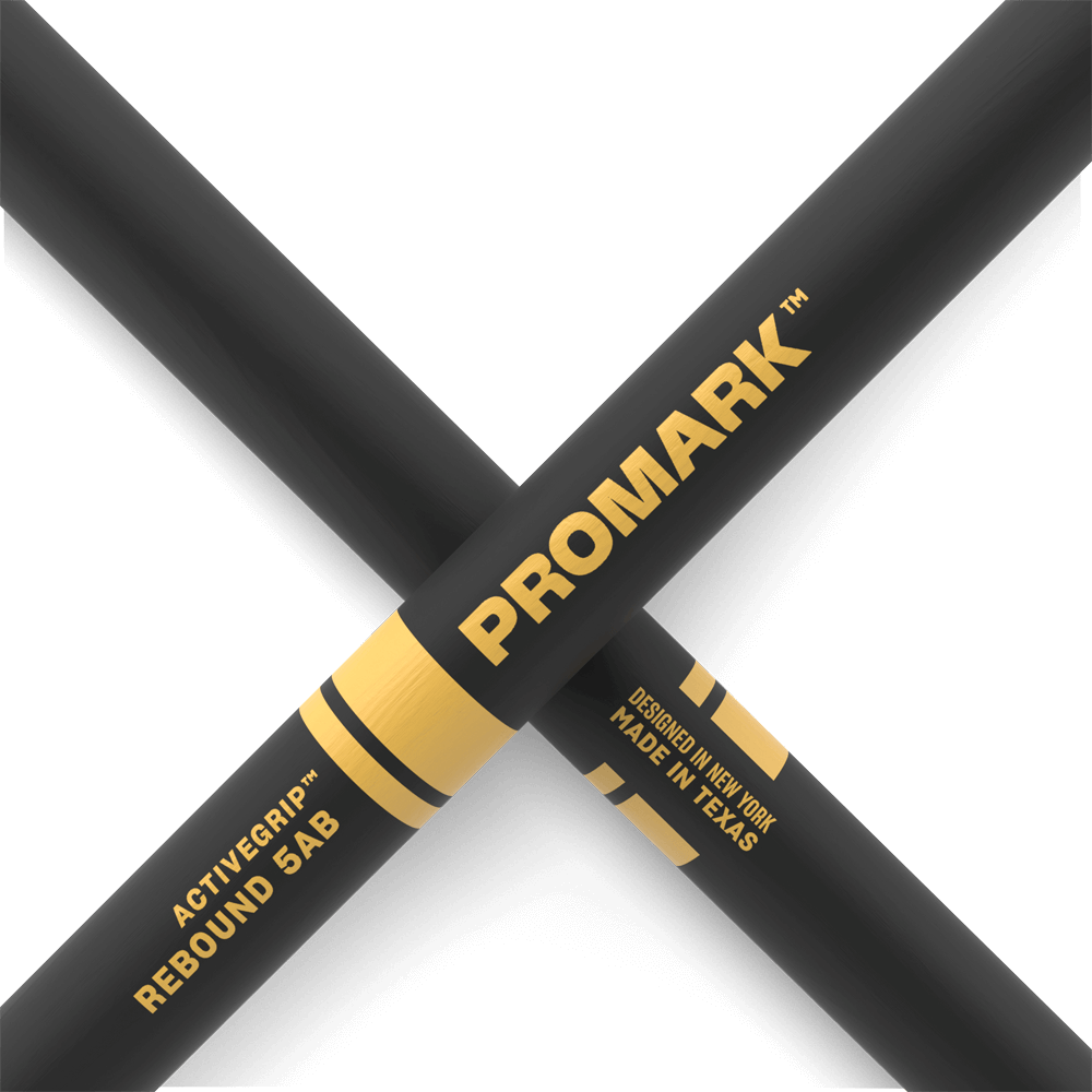 Pro Mark R5abag Rebound 5ab Activegrip Hickory Drumstick, Acorn Wood Tip - Drumstokken - Variation 7