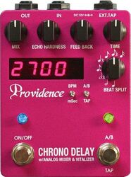Reverb/delay/echo effect pedaal Providence Chrono Delay DLY-4