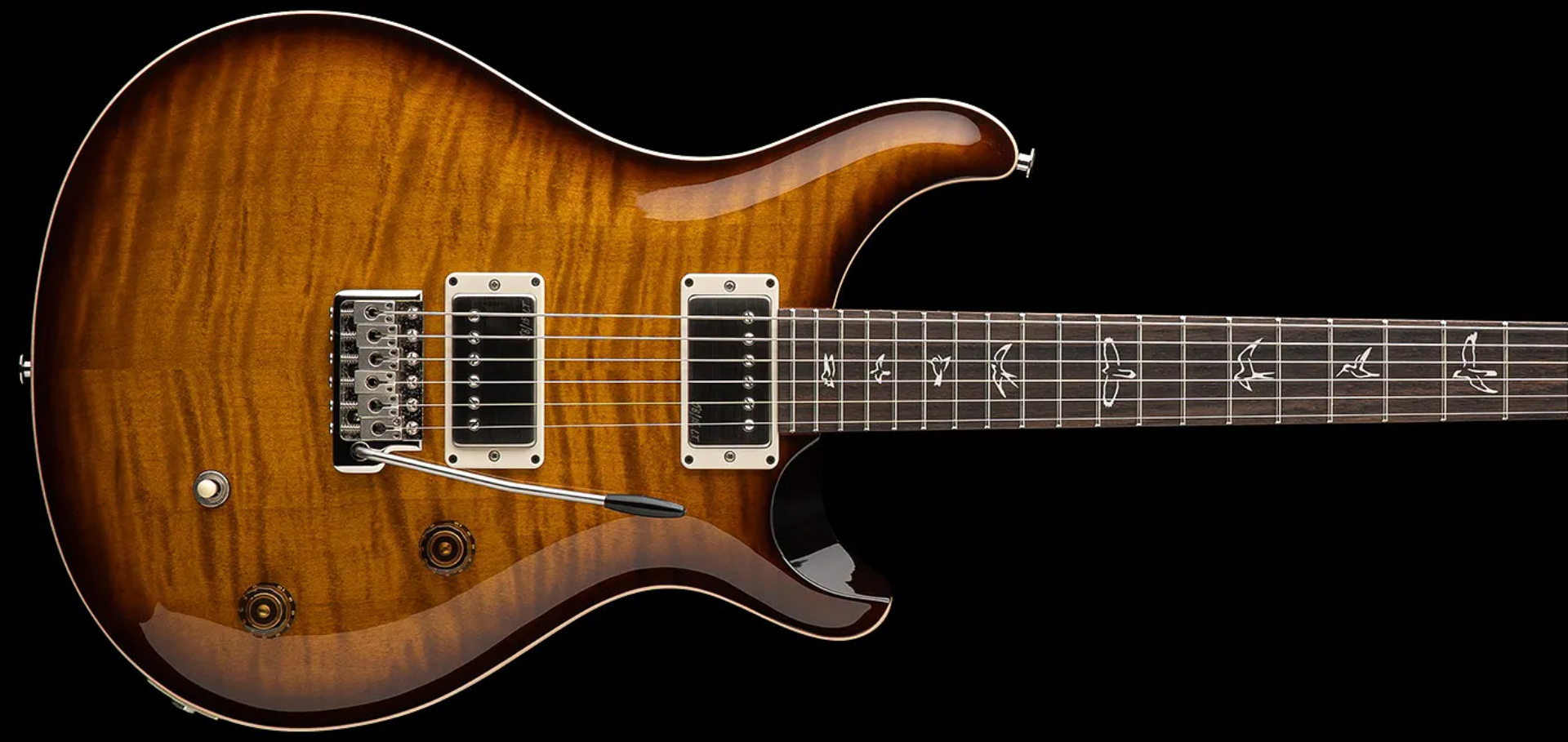 Prs Ce 22 Bolt-on Usa Ltd 2h Trem Rw - Black Amber - Guitarra eléctrica de doble corte. - Variation 2