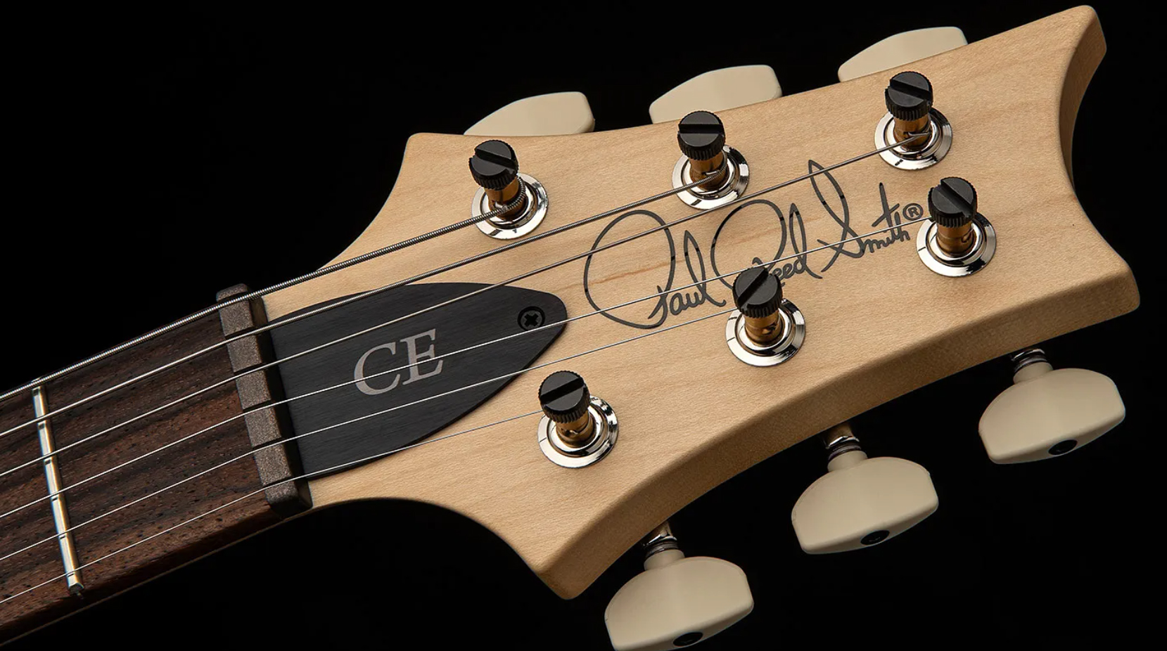 Prs Ce 22 Bolt-on Usa Ltd 2h Trem Rw - Black Amber - Guitarra eléctrica de doble corte. - Variation 5