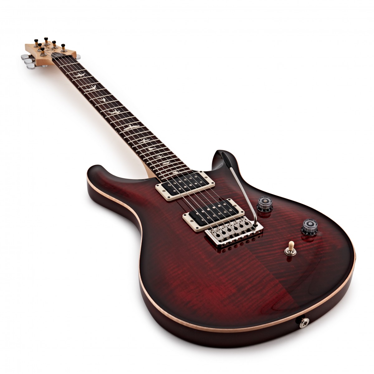 Prs Ce 24 Bolt-on Usa Hh Trem Rw - Fire Red Burst - Guitarra eléctrica de doble corte. - Variation 2