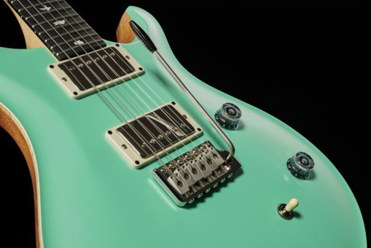Prs Ce 24 Satin Bolt-on Usa Ltd 2h Trem Rw - Seafoam Green - Guitarra eléctrica de doble corte. - Variation 2