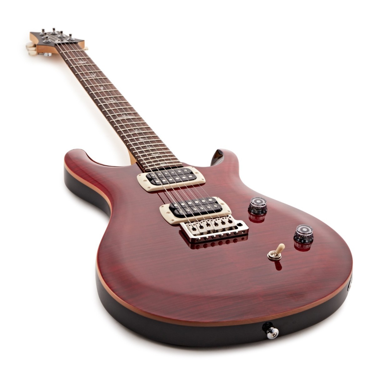Prs Ce24 Se Bolt-on (wing Tuners) 2h Trem  Rw - Black Cherry - Double cut gitaar - Variation 2