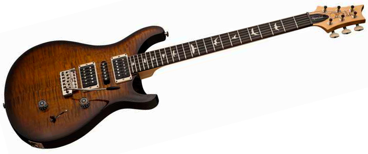 Prs Ce24 Special Ltd Bolt-on Usa Hsh Trem Rw - Black Amber - Double cut gitaar - Variation 1