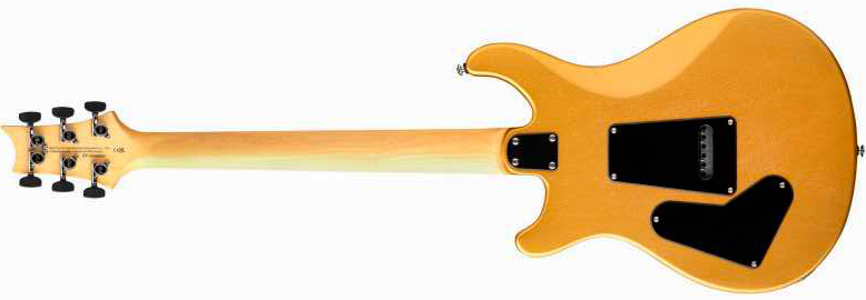 Prs Ce24 Standard Satin Wing Tuners Se Bolt-on 2h Trem Rw - Metallic Gold - Double cut gitaar - Variation 1